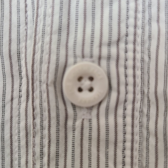 THE North Face pinstripes button-down long-sleeve Fishing shirt, M (PTP 20") - Picture 8 of 15